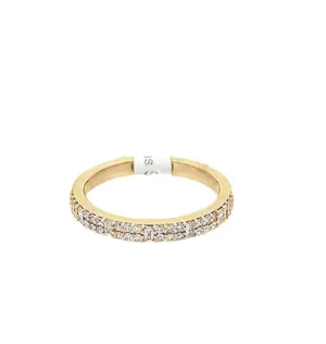 14K Yellow Gold 0.27ct Diamond Women's Wedding Band