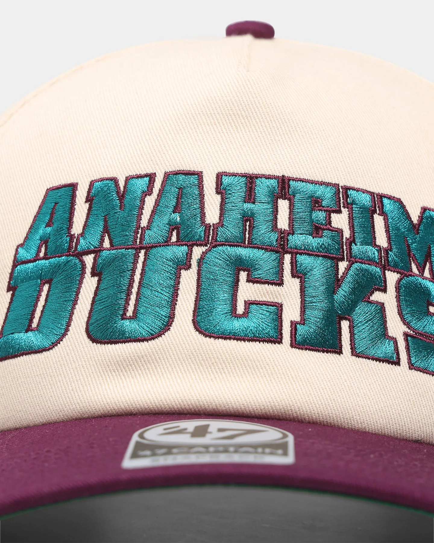 47 Brand Anaheim Ducks 'Ducks' Script Nantasket Captain Snapback Natural