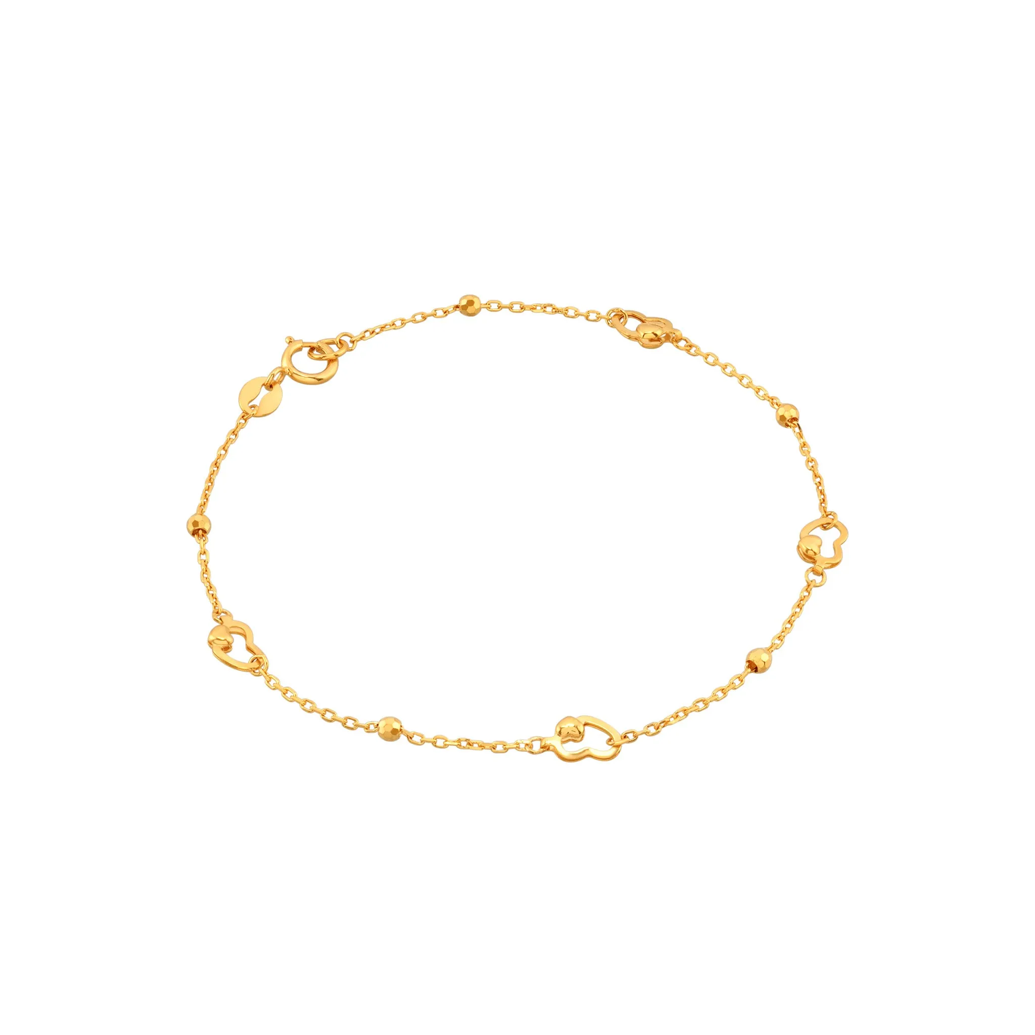 916 Gold Enduring Love Bracelet