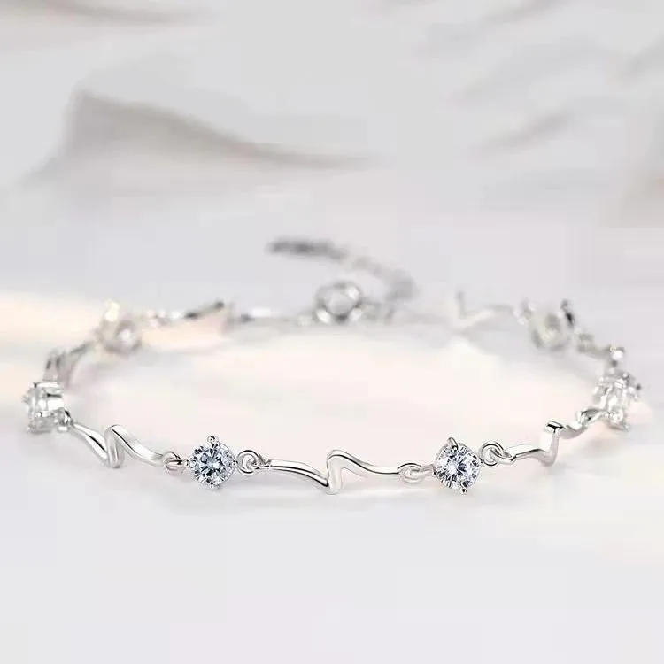 925 sterling silver Bracelet Woman Vintage Luxury Original Jewelry Accessories fashion designer party Wedding Jewelry gifts 2023