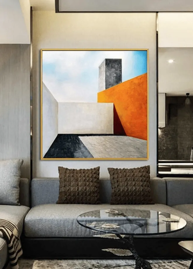 Abstract Wall Art for Living Room & Bedroom – Printed Canvas Wall Decor – Modern Artwork for Home