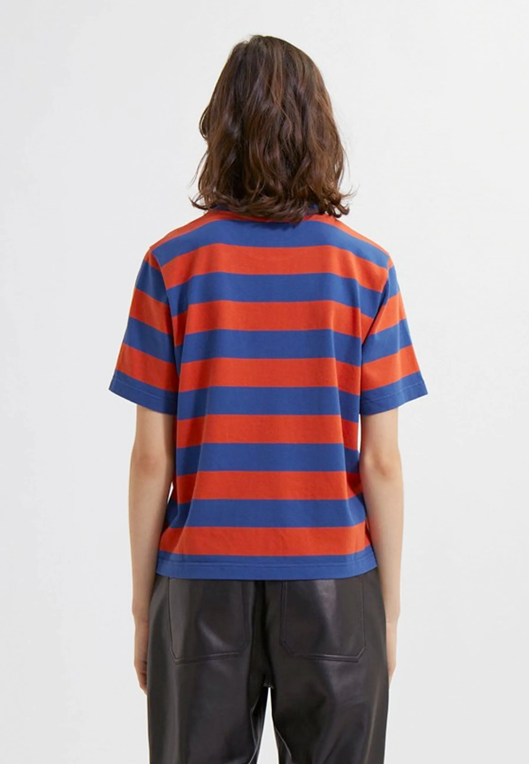 Alma Stripe T-Shirt - azure blue