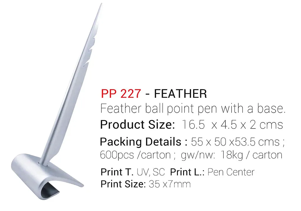 AMS-PP-227 - FEATHER - COUNTER PEN