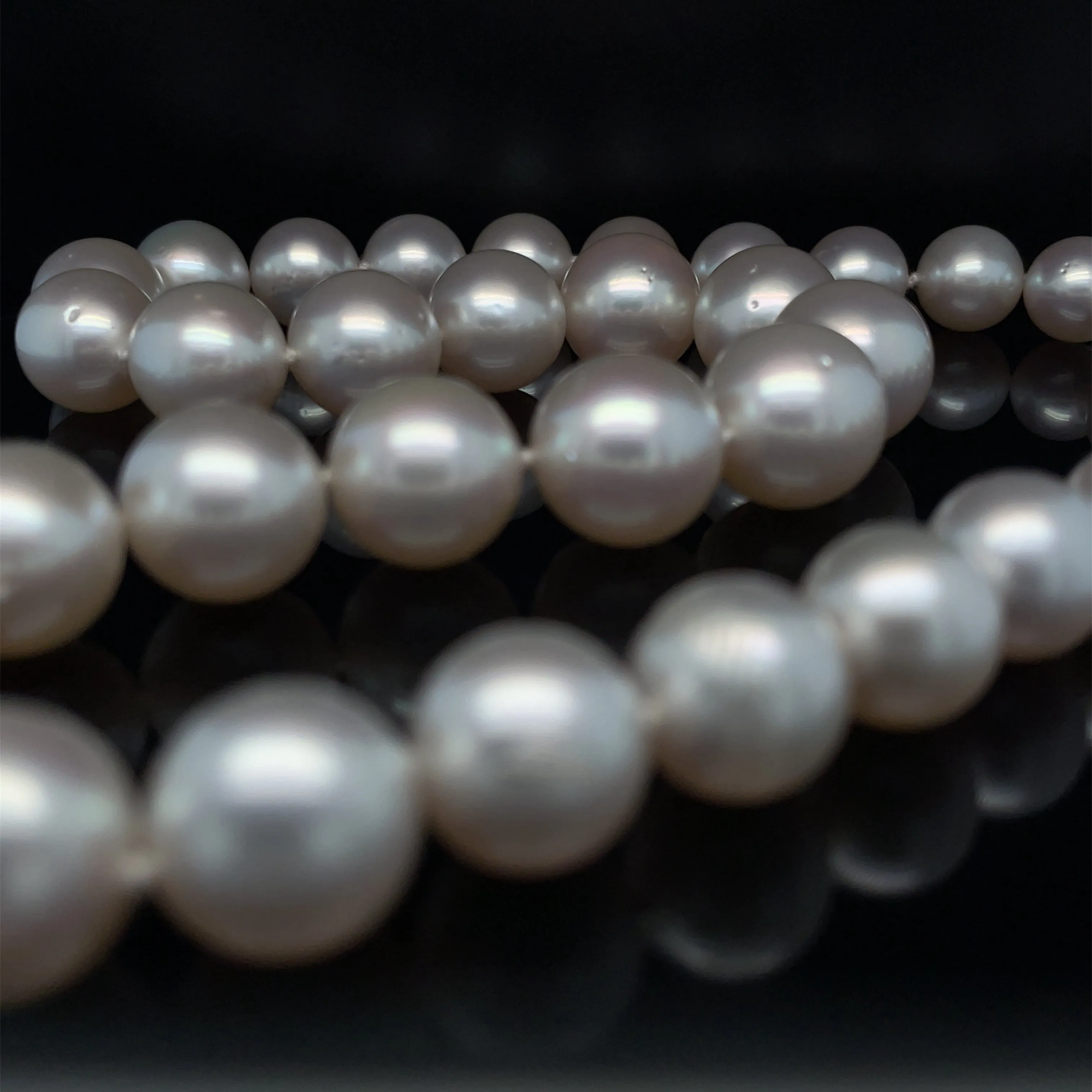 Australian White Pearl Diamond Necklace