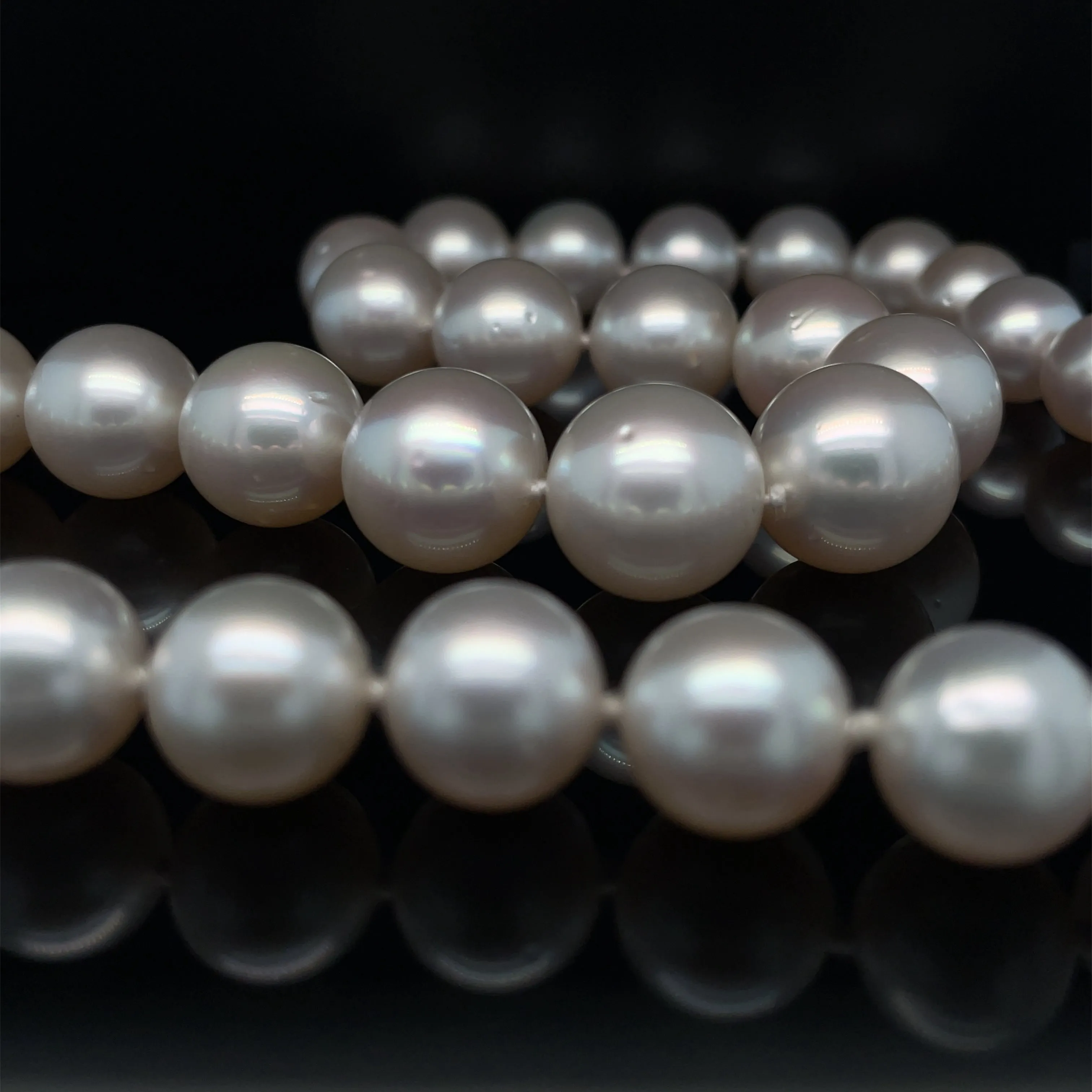 Australian White Pearl Diamond Necklace