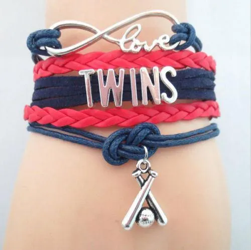 Baseball Bracelets MN Twins All teams available Minnesota Adjustable Unisex