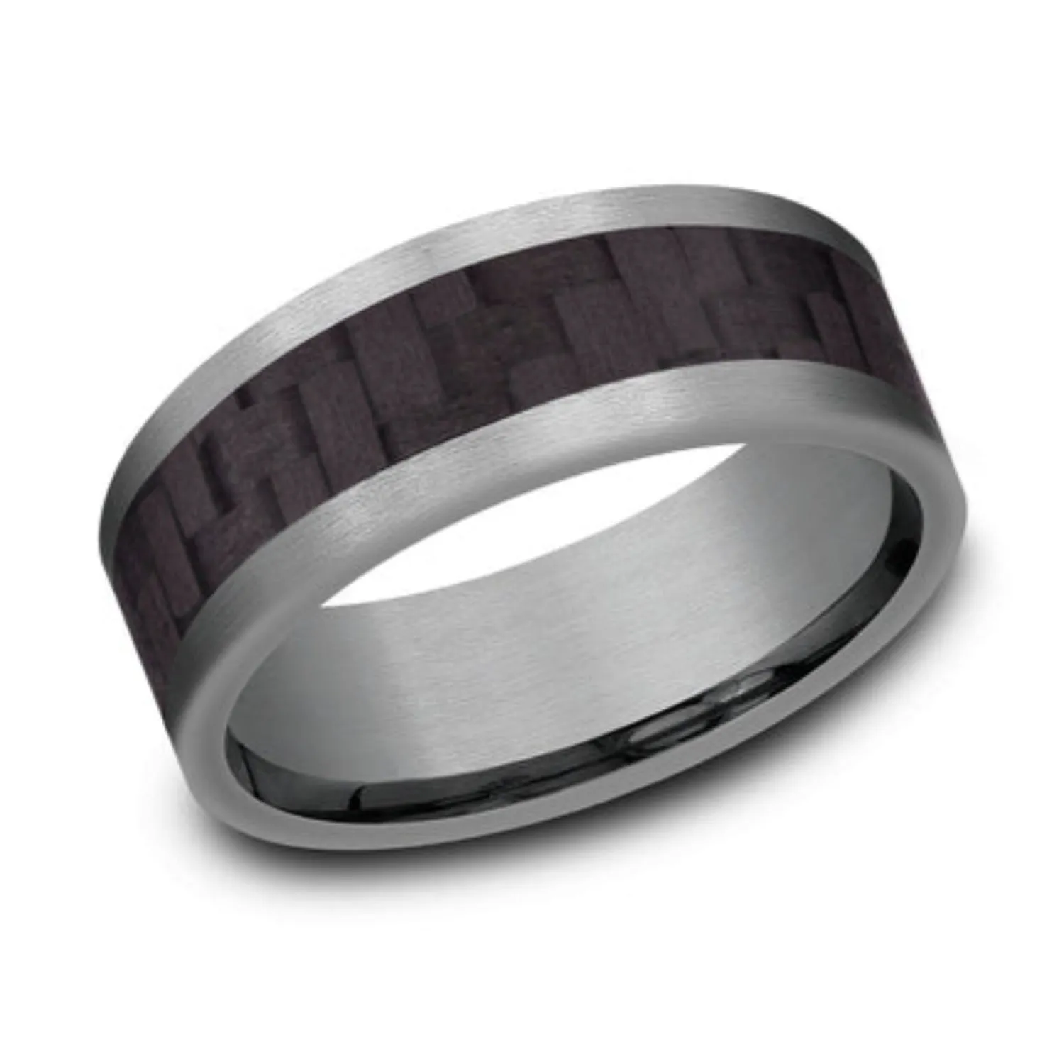 Benchmark "The Senna" 8MM Carbon Fiber Wedding Band