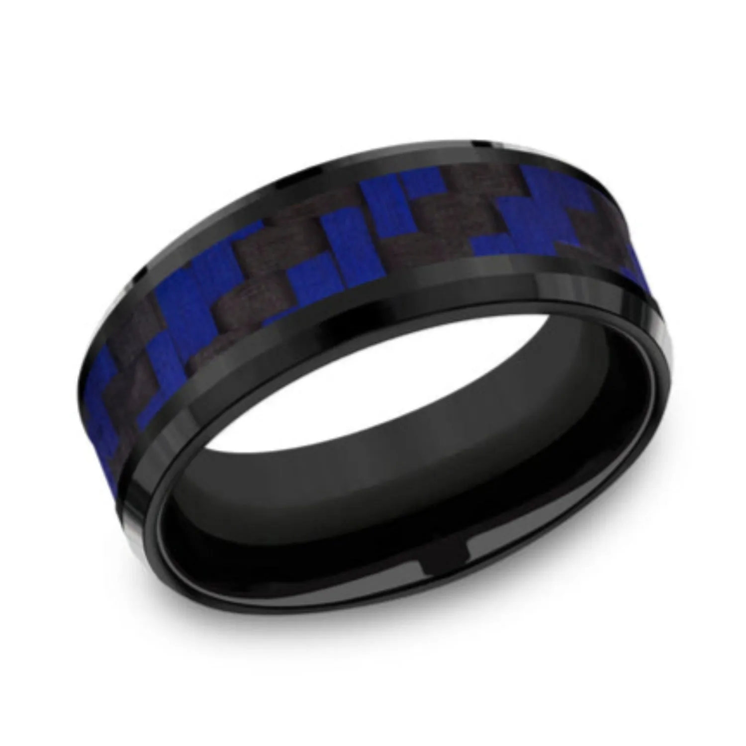 Benchmark "The Senna" 8MM Carbon Fiber Wedding Band