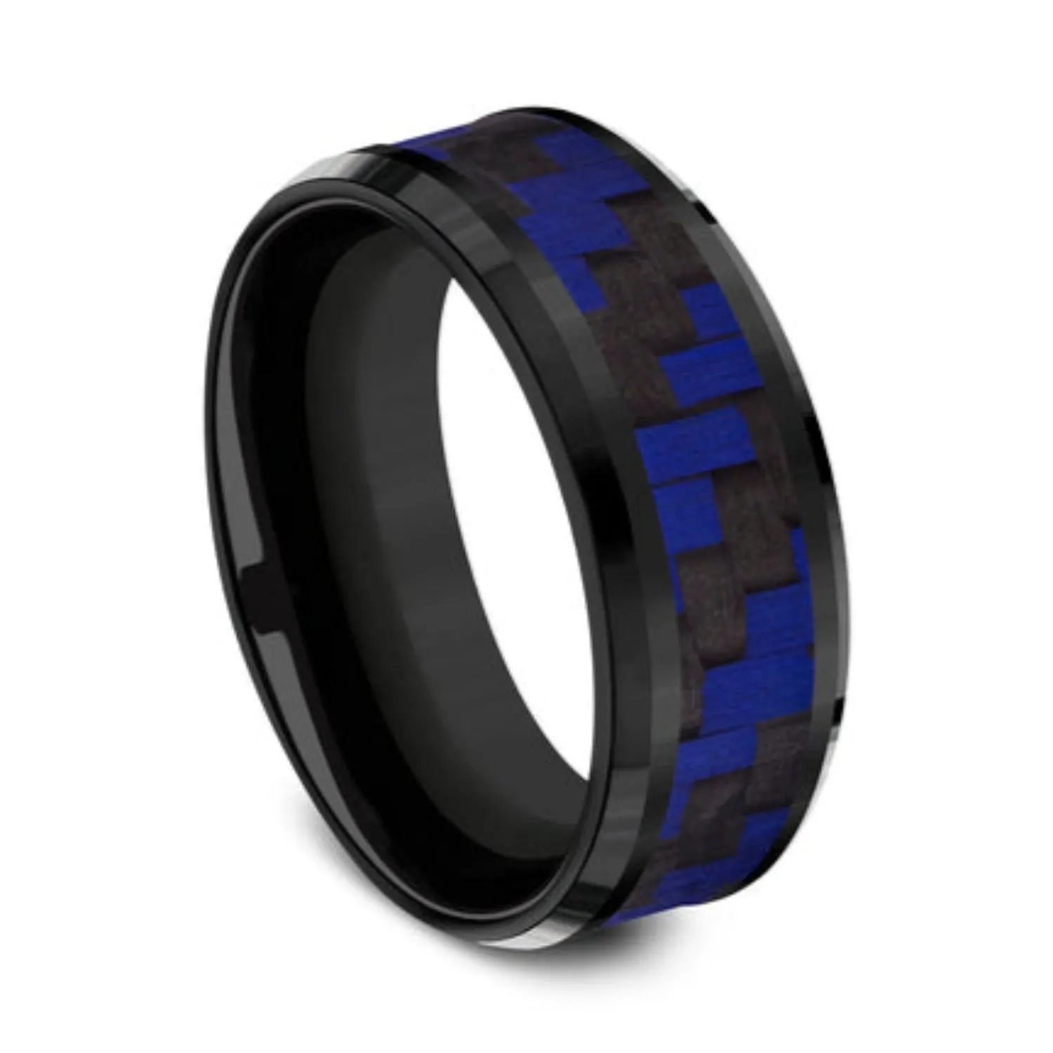 Benchmark "The Senna" 8MM Carbon Fiber Wedding Band