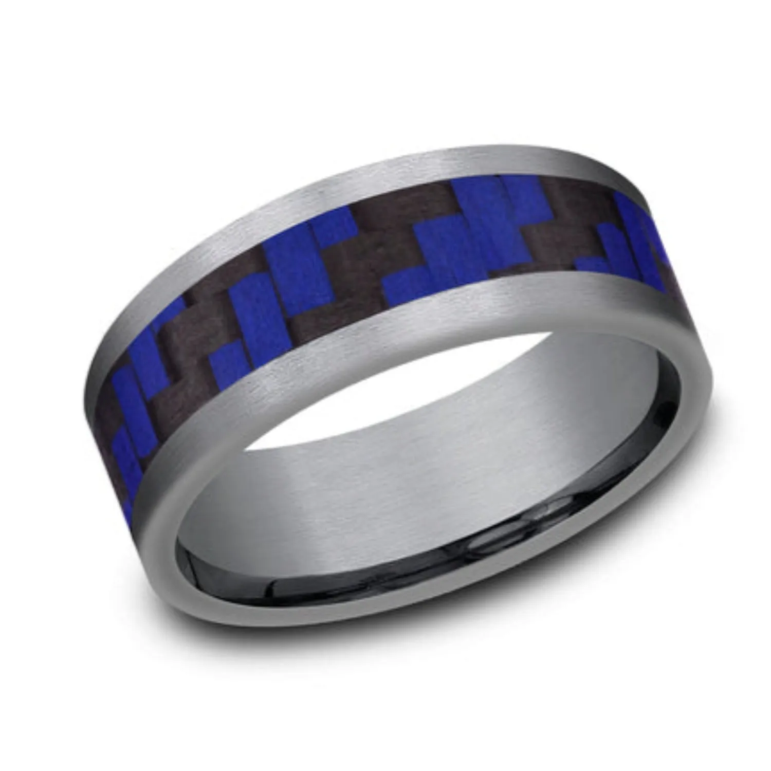 Benchmark "The Senna" 8MM Carbon Fiber Wedding Band