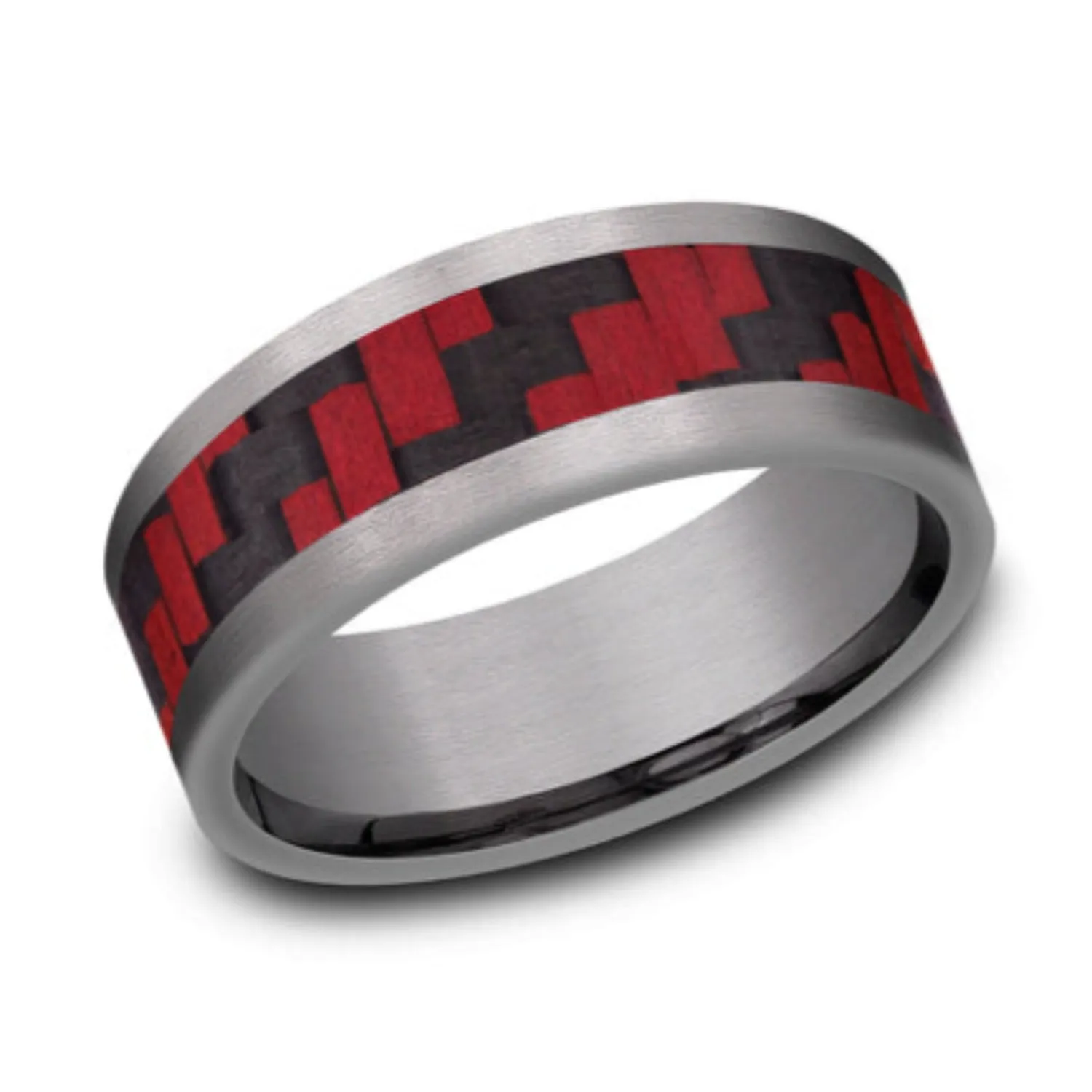 Benchmark "The Senna" 8MM Carbon Fiber Wedding Band