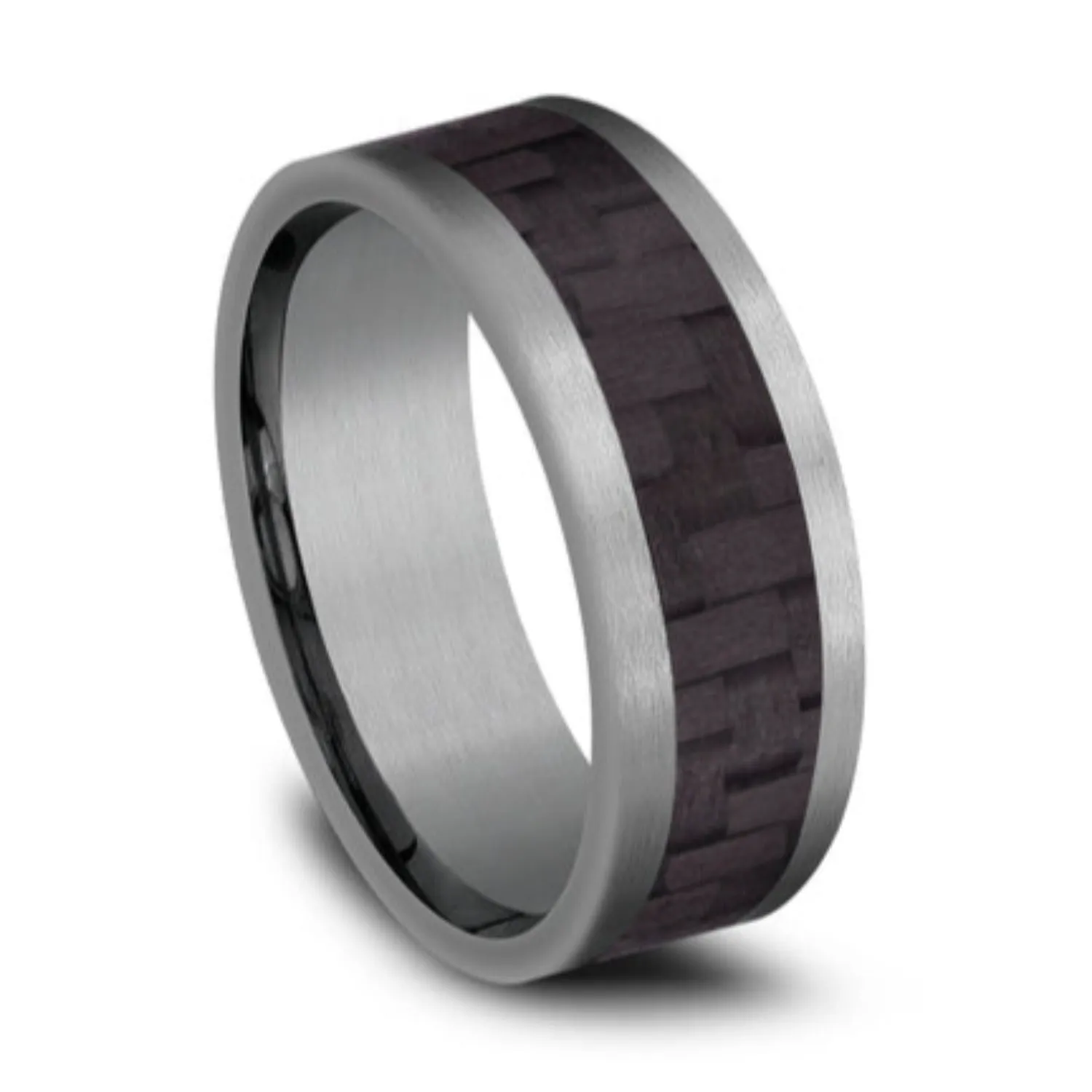 Benchmark "The Senna" 8MM Carbon Fiber Wedding Band