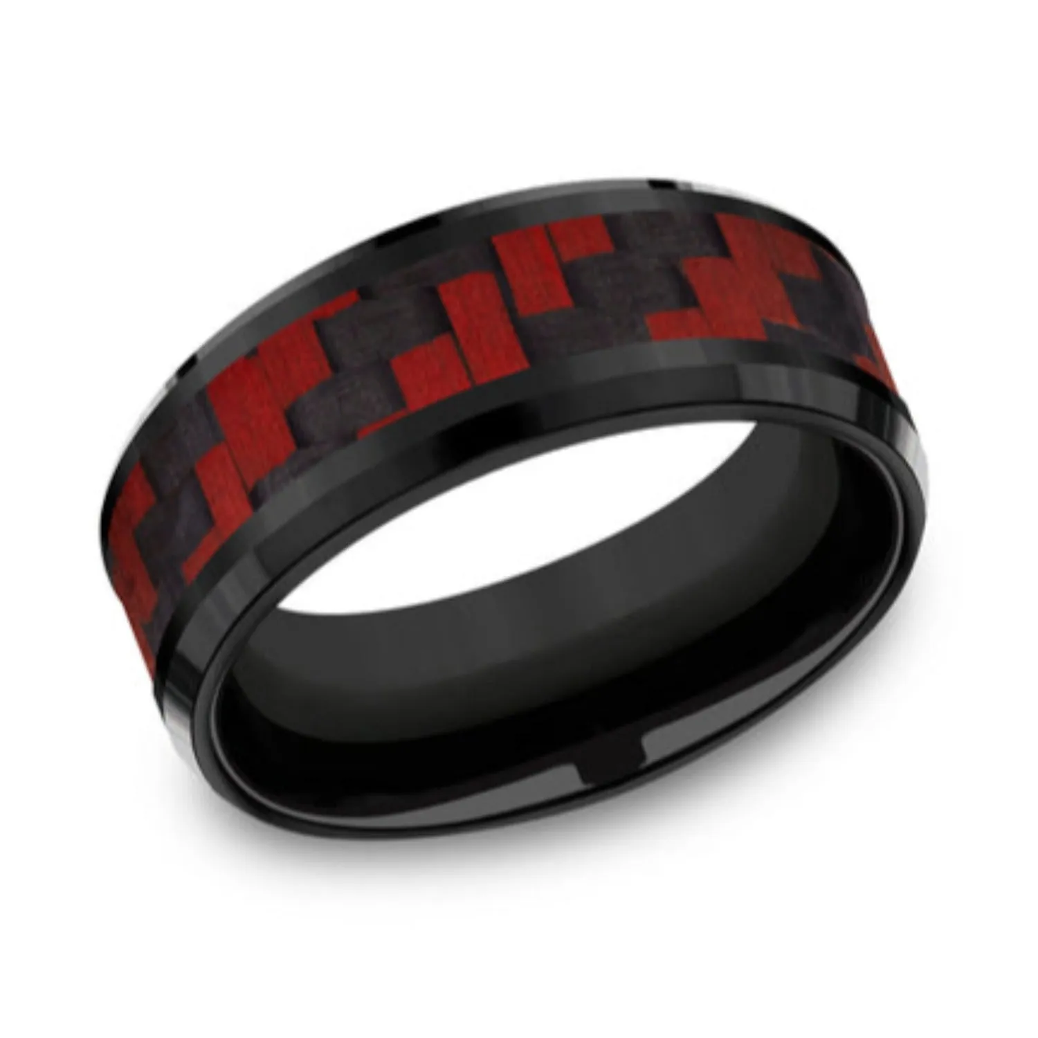 Benchmark "The Senna" 8MM Carbon Fiber Wedding Band