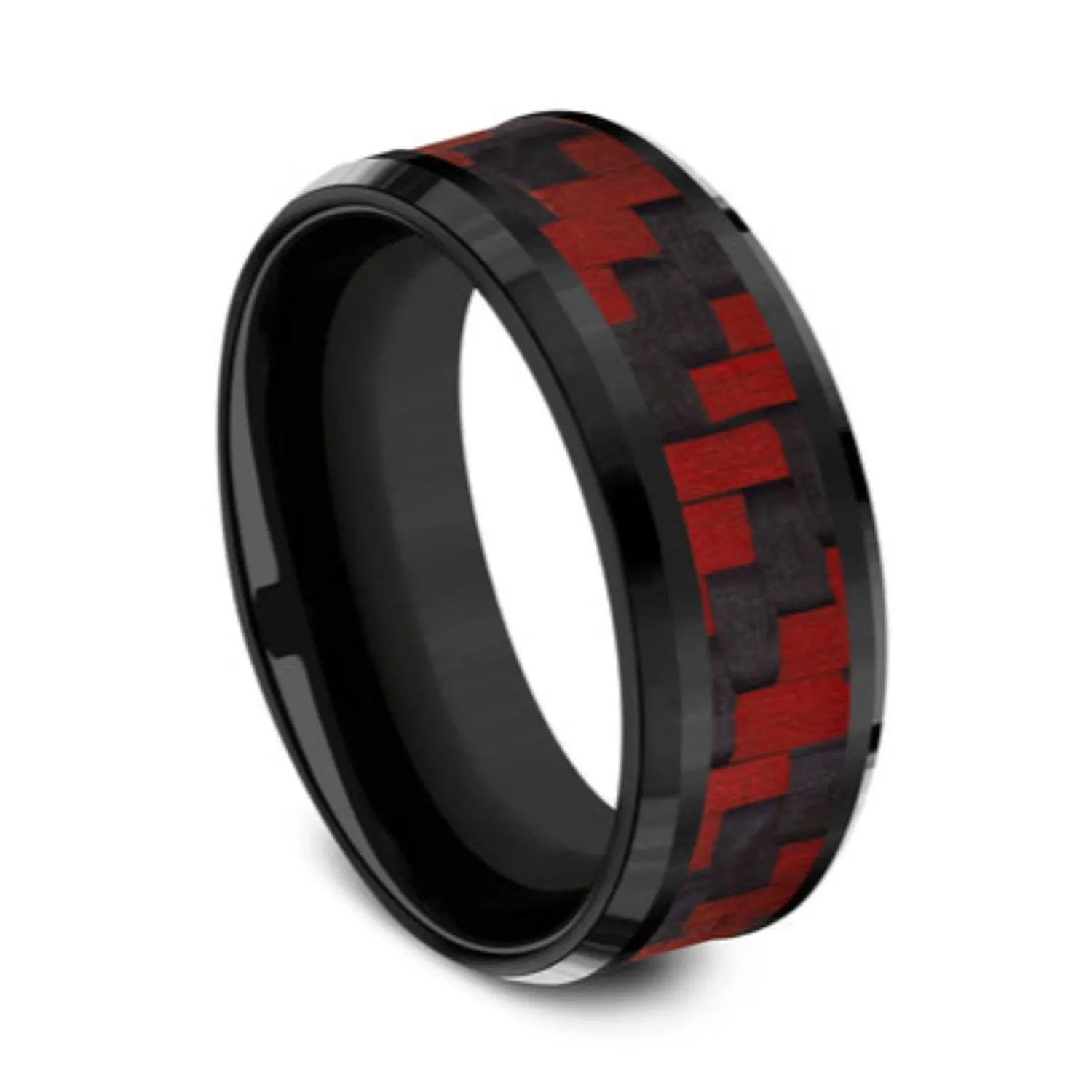 Benchmark "The Senna" 8MM Carbon Fiber Wedding Band