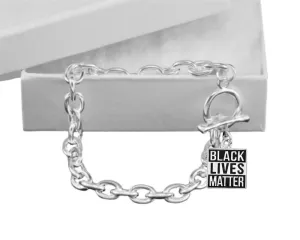 Black Lives Matter Chunky Charm Bracelets