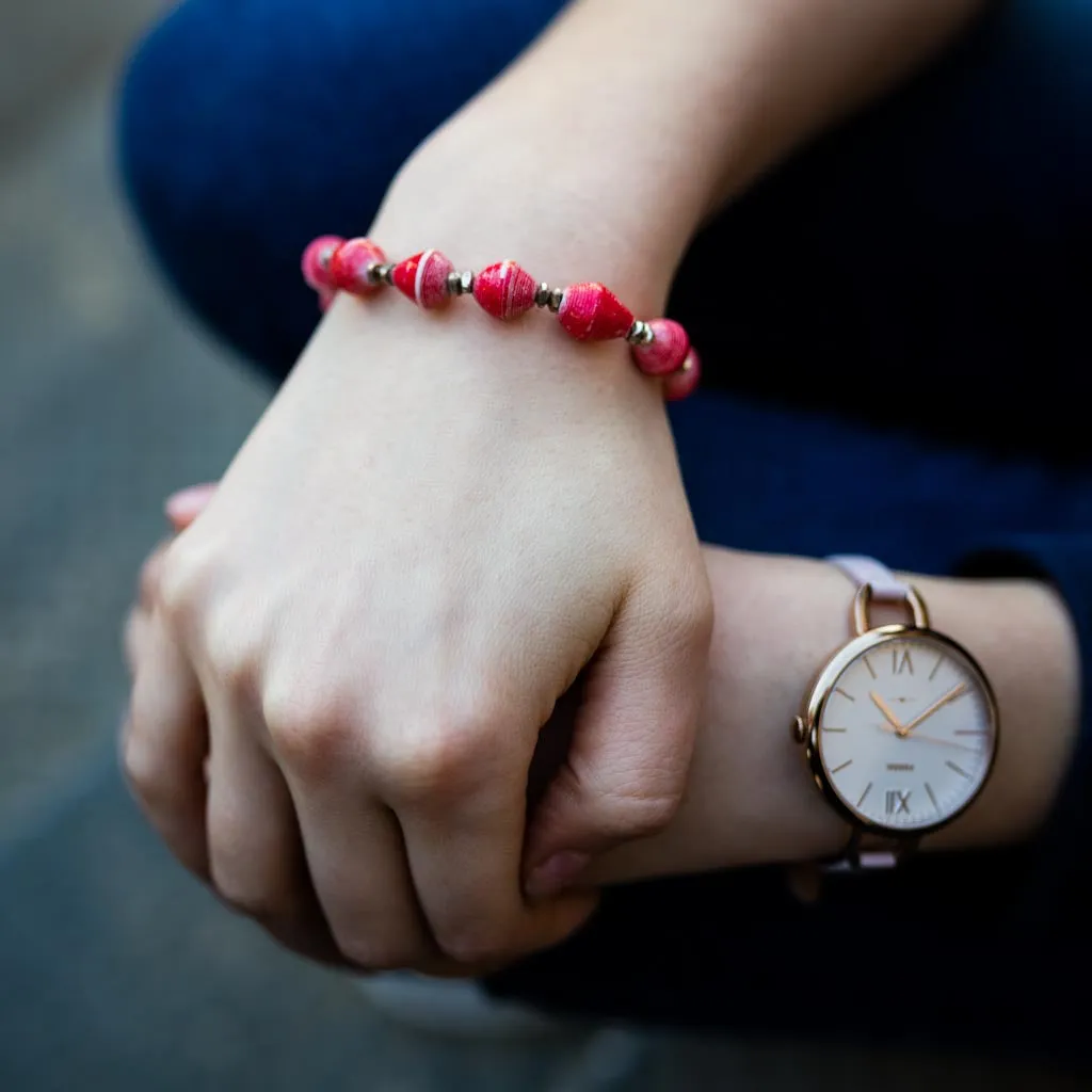 Bracelet - Barn Red Solid