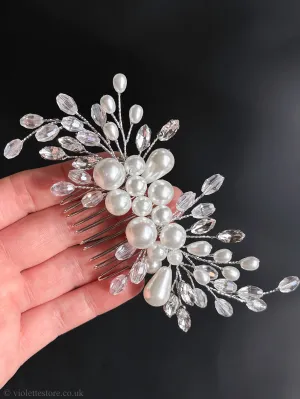 Bride's Pearl Hair Accessory