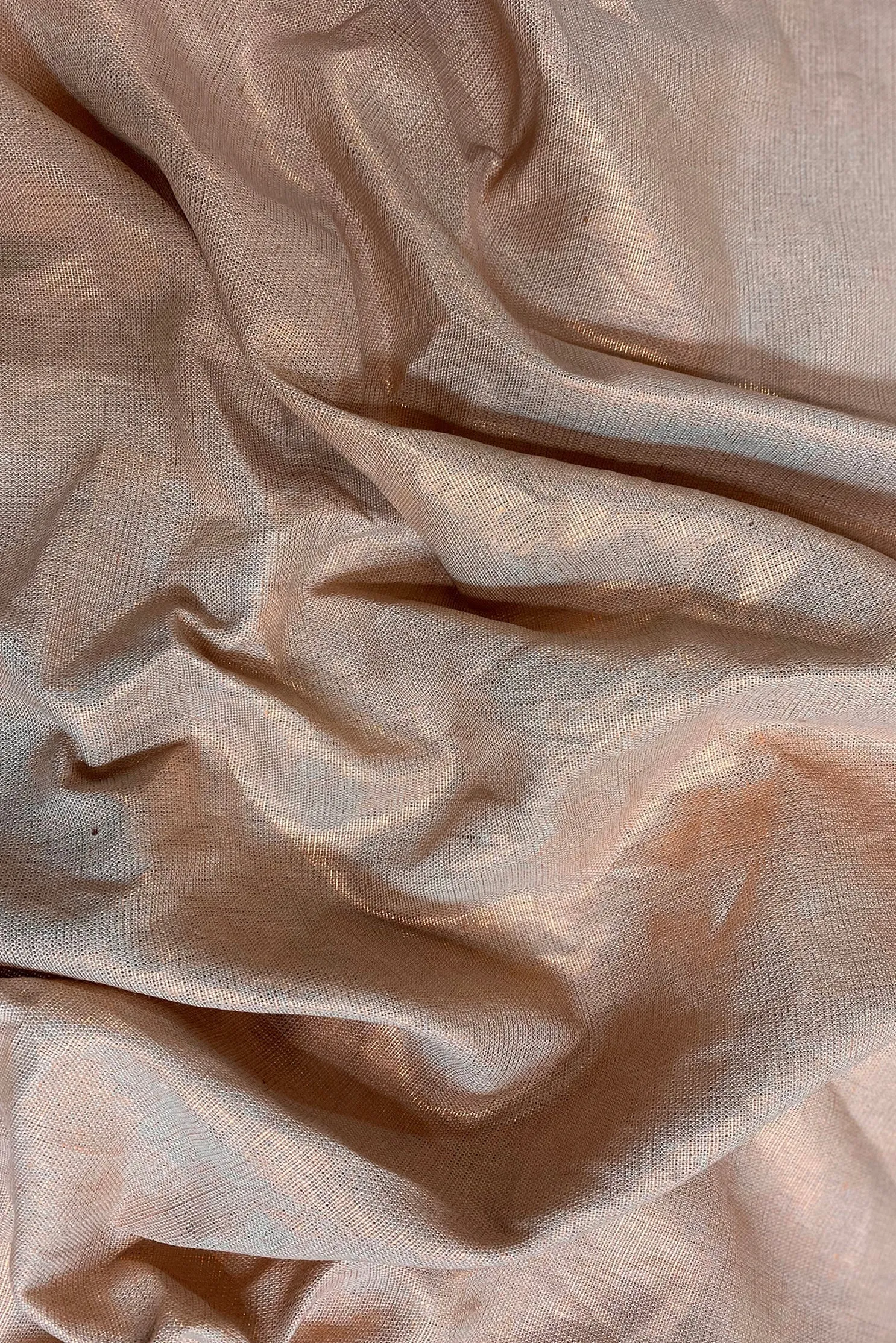 Bronze Shiny Metallic Linen