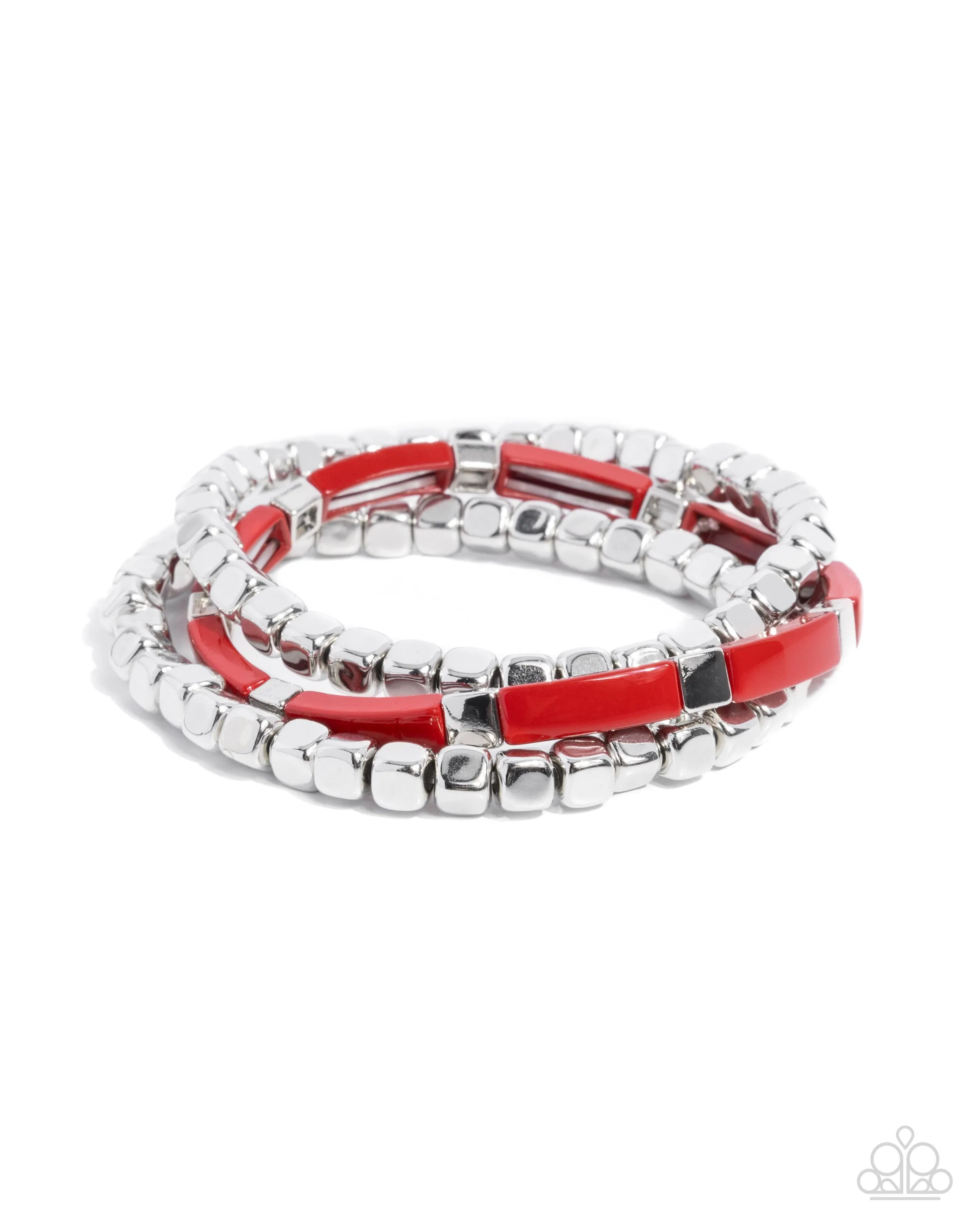 Colorful Cadenza - Red Bracelet