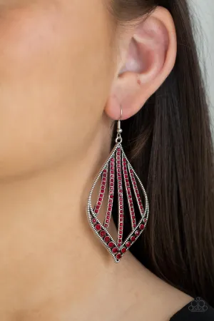 Earrings Showcase Sparkle - Red E2248