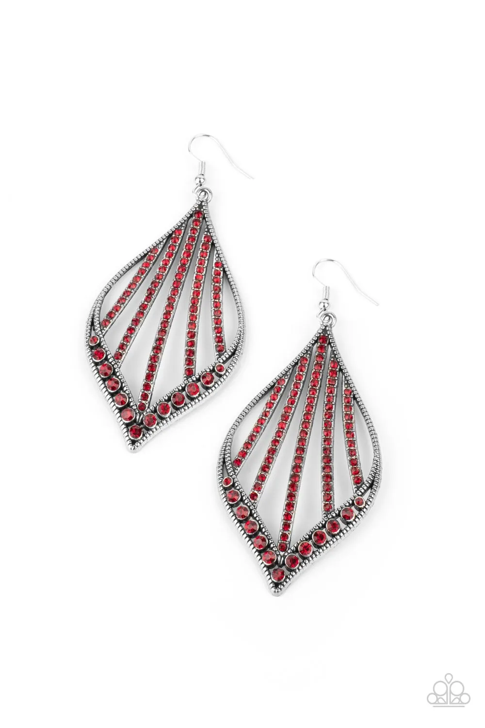 Earrings Showcase Sparkle - Red E2248