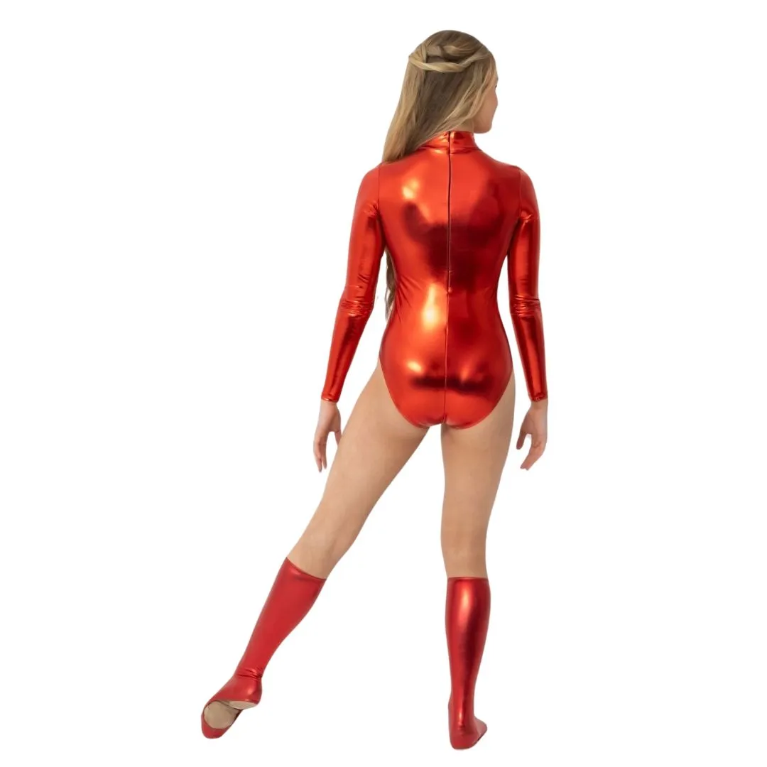 Elektra Metallic Leotard Child