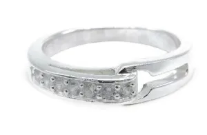 Erlin 925 Sterling Silver Wedding Ring