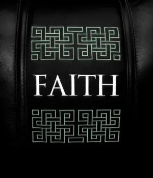 Faith Deco Horizontal Sage Logo Panel