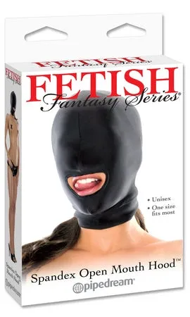 Fetish Fantasy Spandex Open Mouth Hood