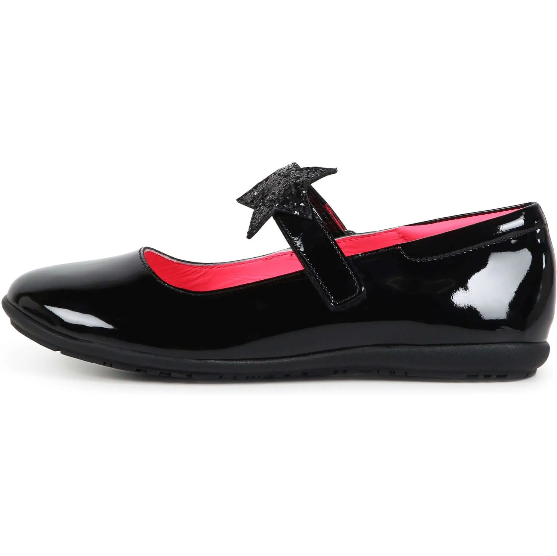 Girls Black School Shoes