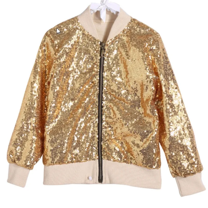 Girls Sequin Jacket - Pink Sequin