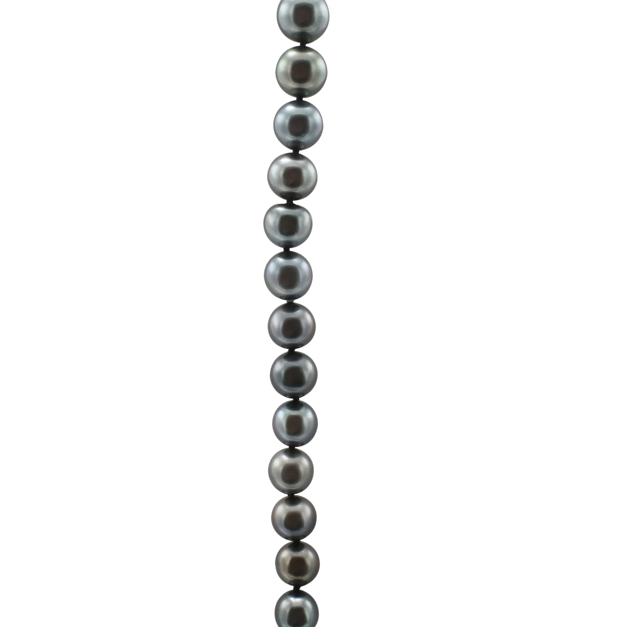 Graduated Cultured Pearl Necklace with Diamond Set 18ct Clasp