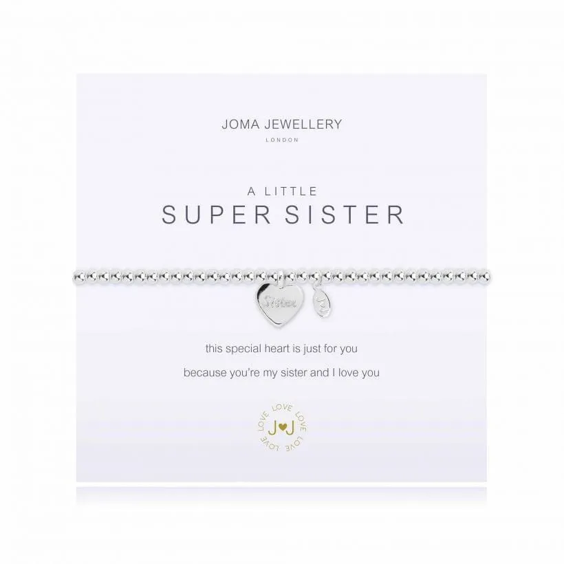 Joma Jewellery A Little Super Sister Bracelet