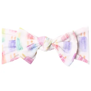 Knit Headband Bow - Summer