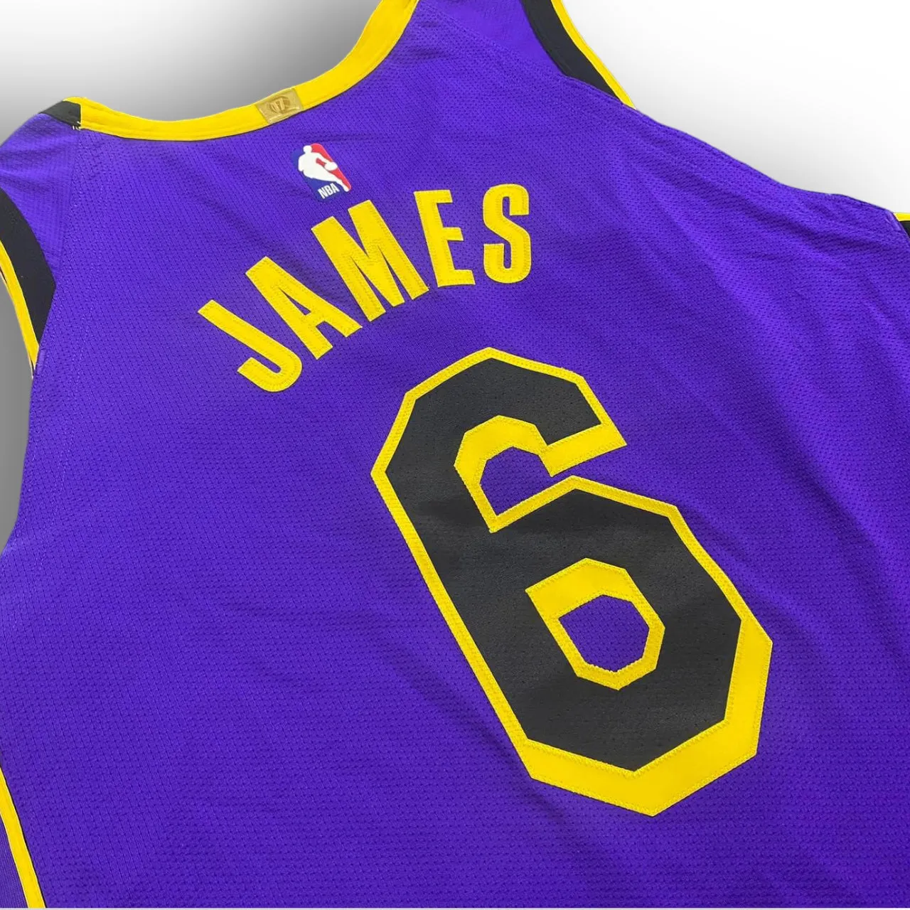 LeBron James Los Angeles Lakers 2022-2023 Statement Edition Nike Authentic Jersey Purple