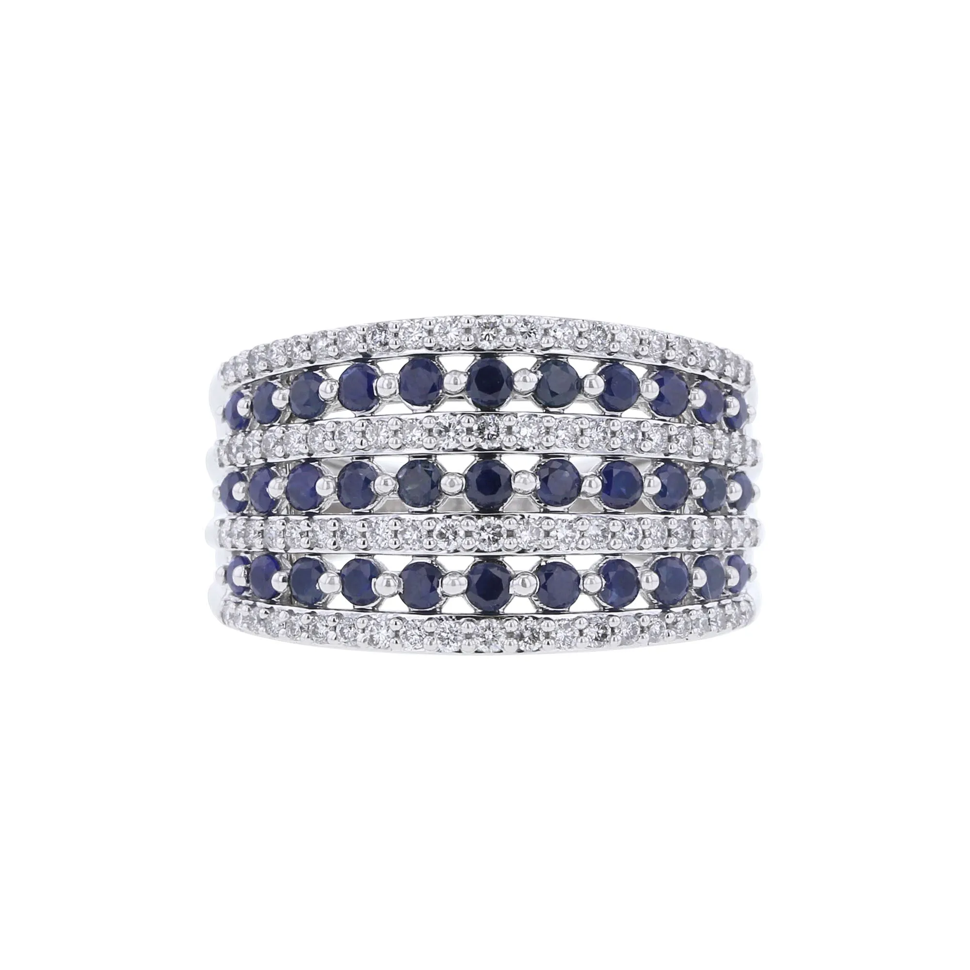 Lulu Sapphire and Diamond Ring