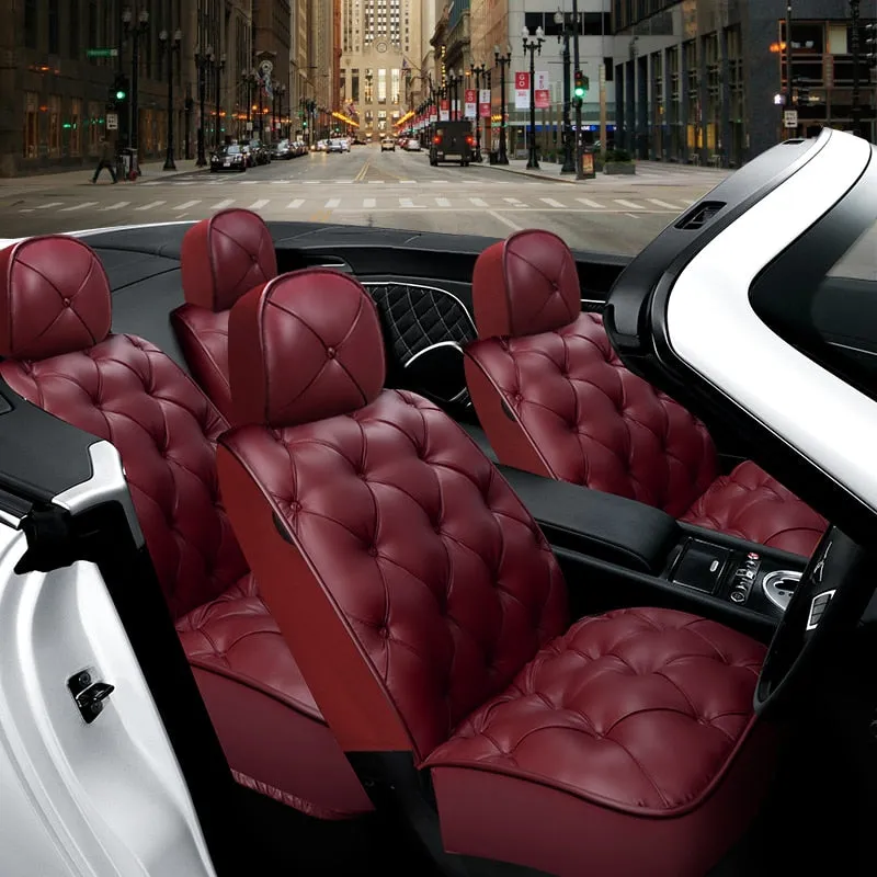 Luxurious Ride Leather Car Seat Cover