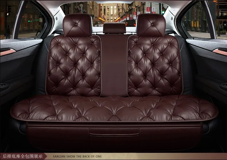 Luxurious Ride Leather Car Seat Cover