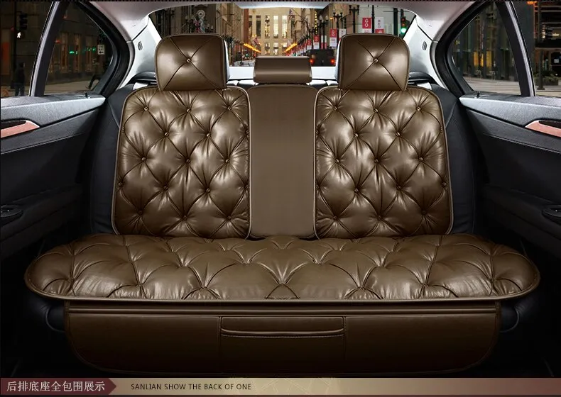 Luxurious Ride Leather Car Seat Cover