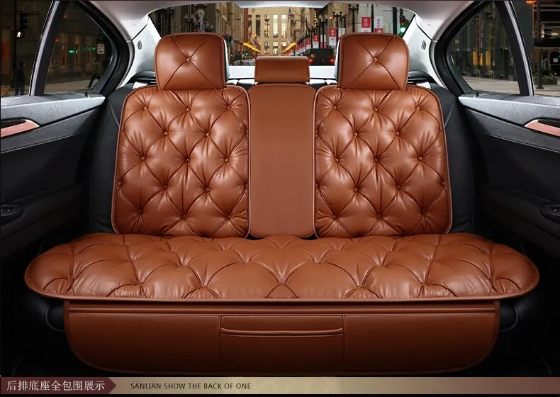 Luxurious Ride Leather Car Seat Cover