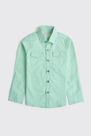 Mint Green Cotton Shirt