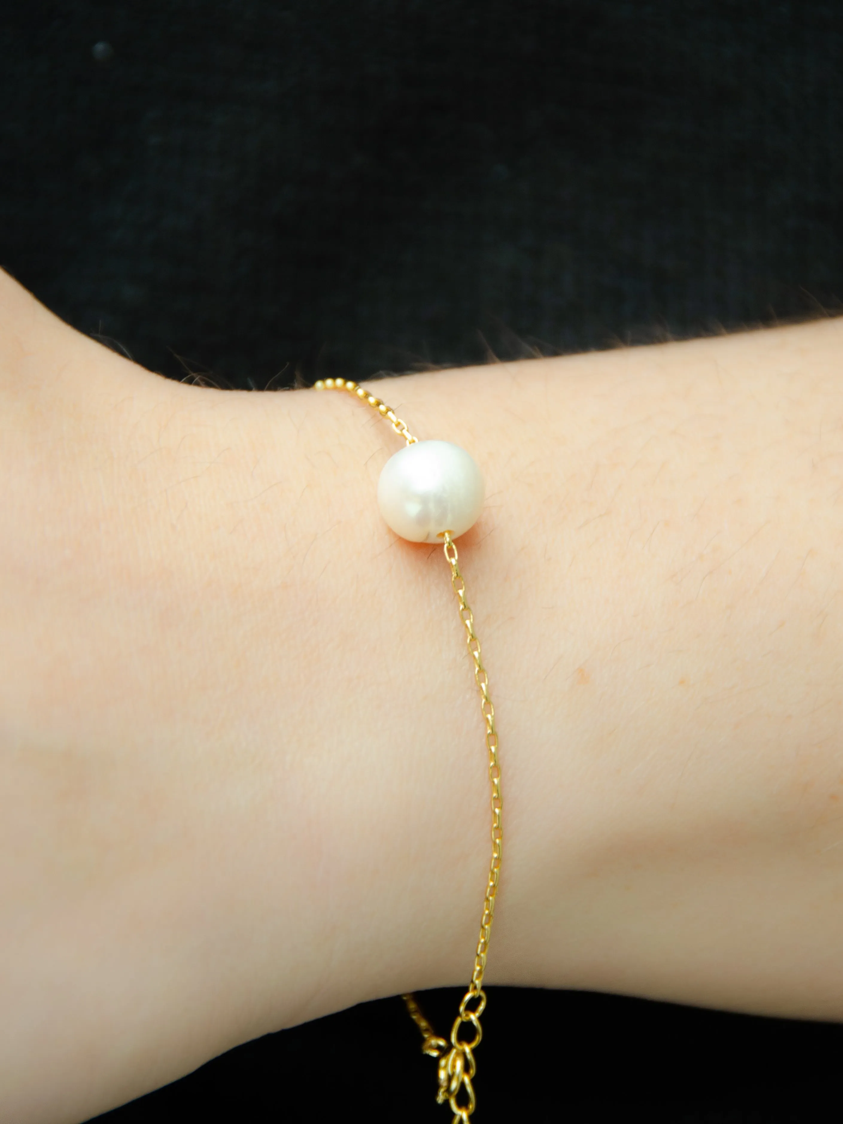 Nordic Merry Christmas Reindeer Pearl Bracelet