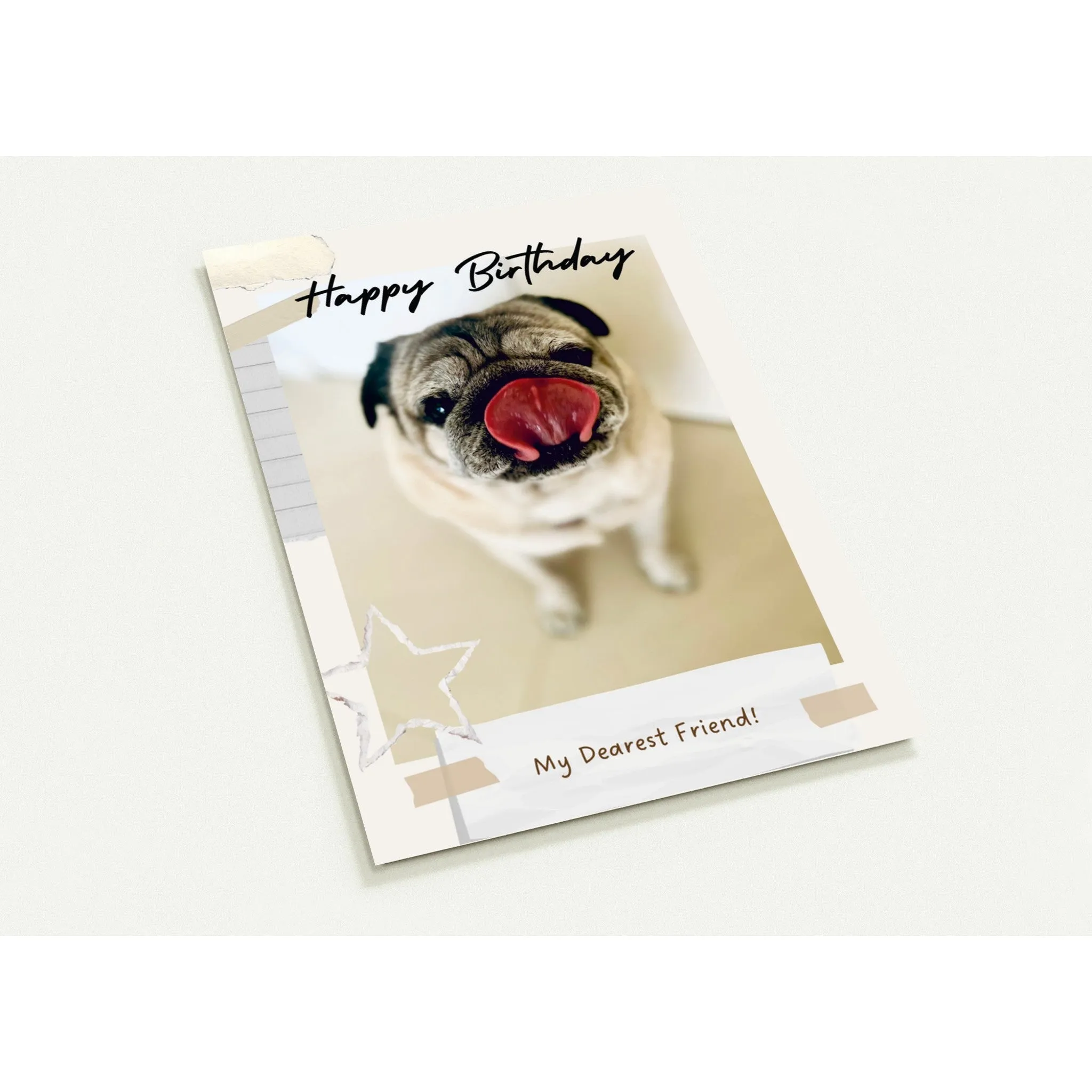 Pack of 10 Personalized Greeting Cards - Elegant Foil Accents & Premium Paper