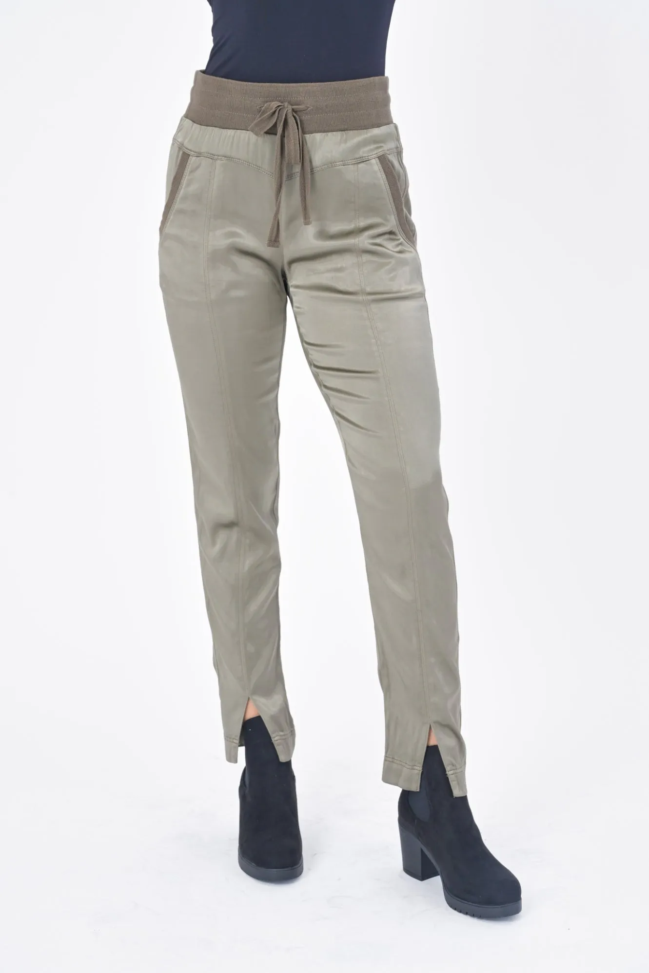 Paloma Stretch Satin Pant