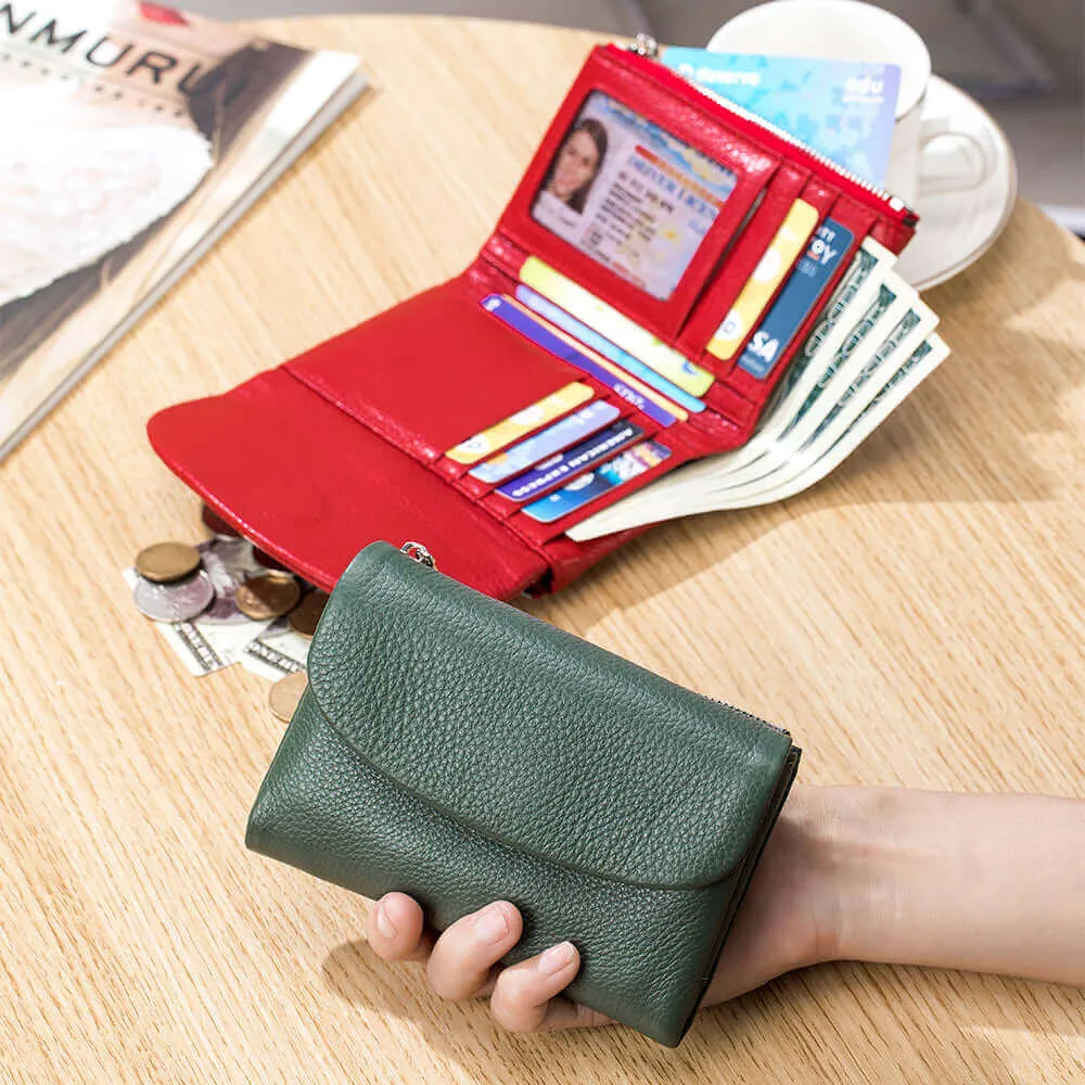 Premium Soft Leather Envelope Wallet