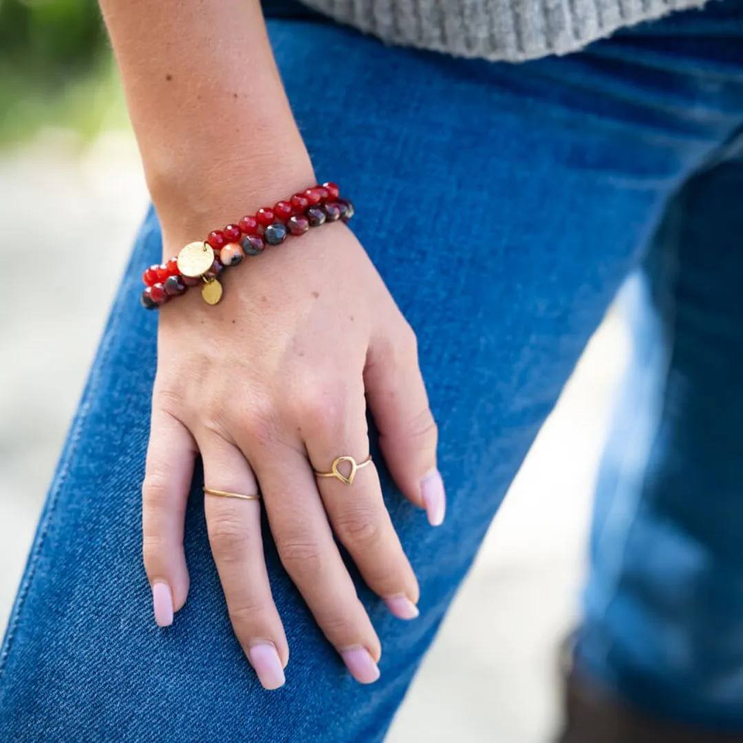 Red Stone Bracelets