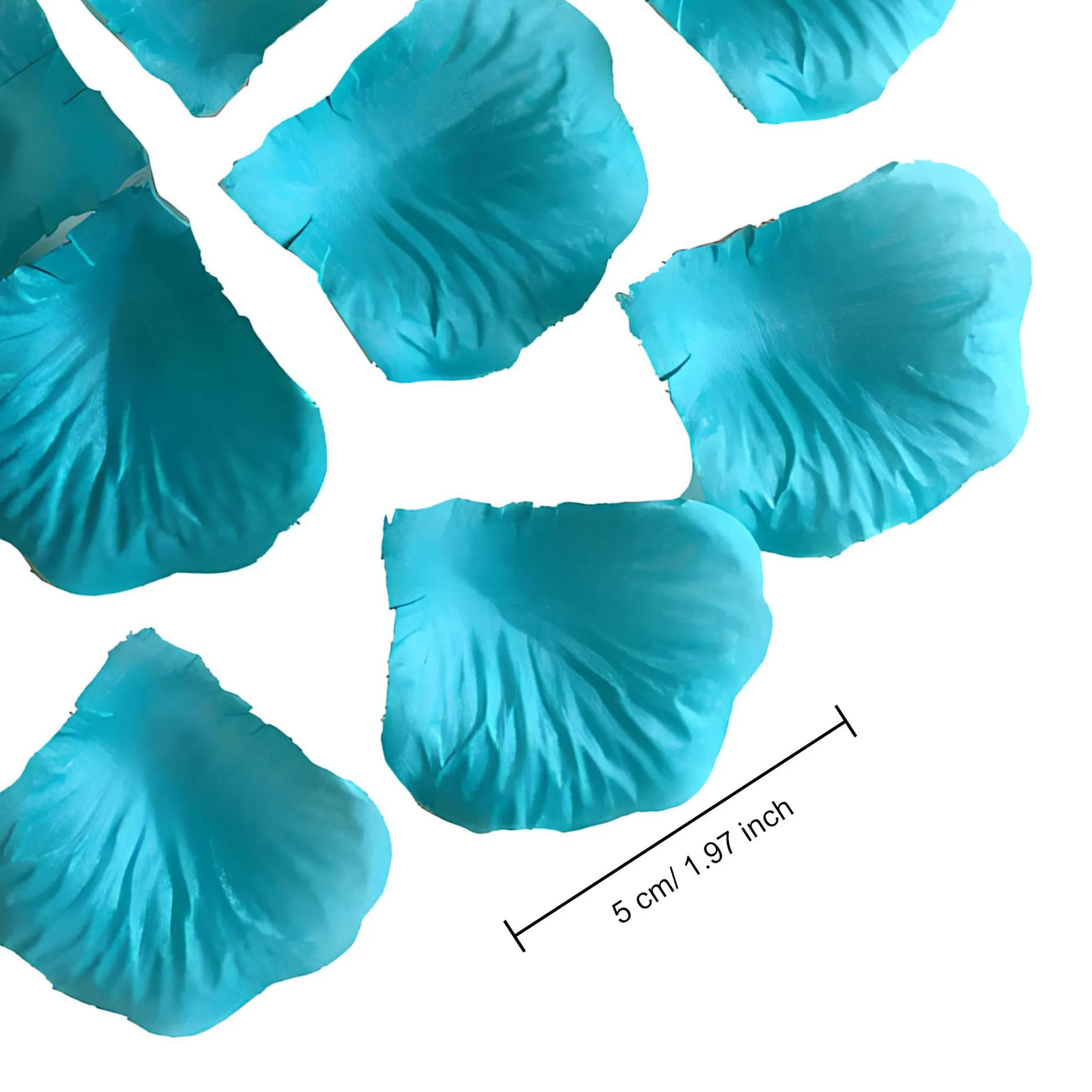 Robin Egg Blue Fake Flower Silk Rose Petals 1000pcs