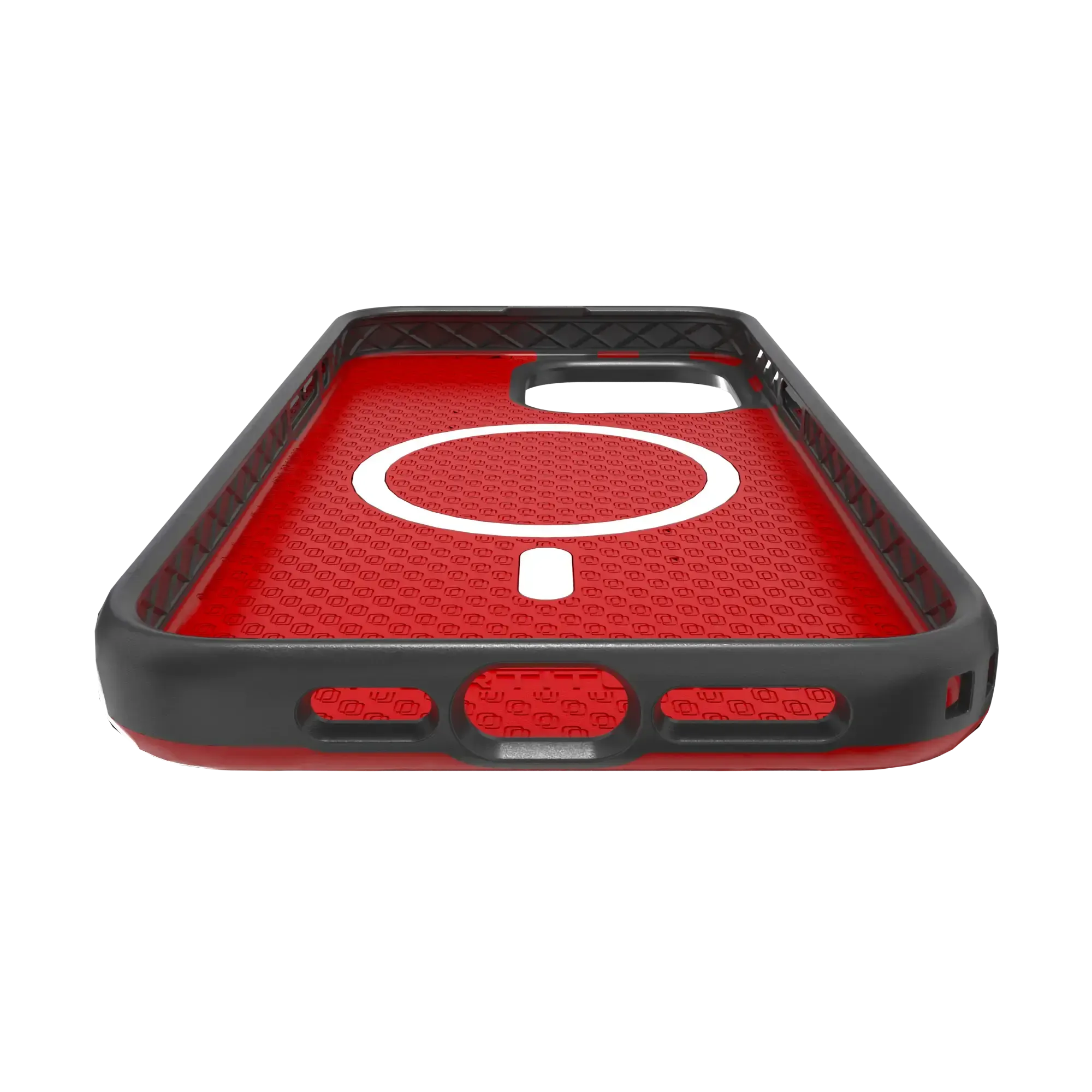 Shock-Absorbent Magsafe® Case for Apple iPhone 15 Pro Max | Scarlet Red | Fortitude Series