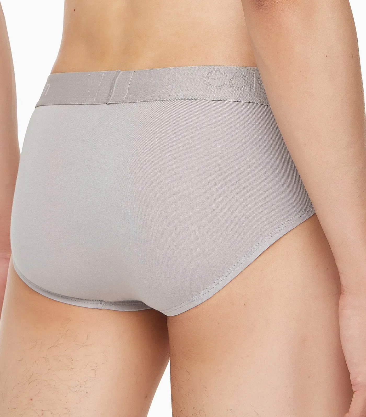 Silk Knit Hipster Briefs Taupe