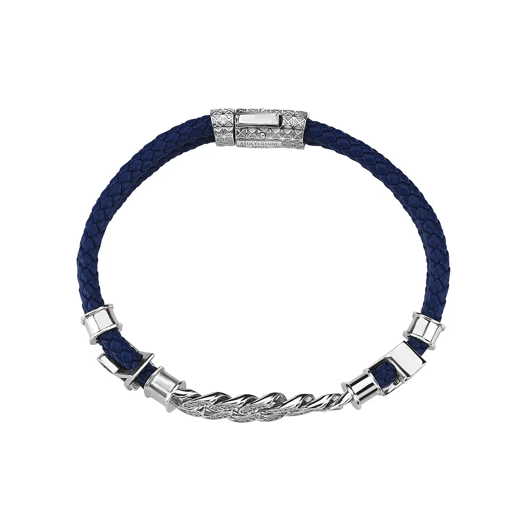 Statement Cuban Links Leather Bracelets